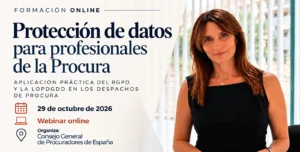 Webinar sobre protección de datos para despachos profesionales